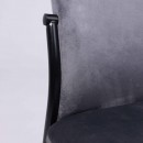 Стул DENVER, темно-серый велюр HLR-21/черный